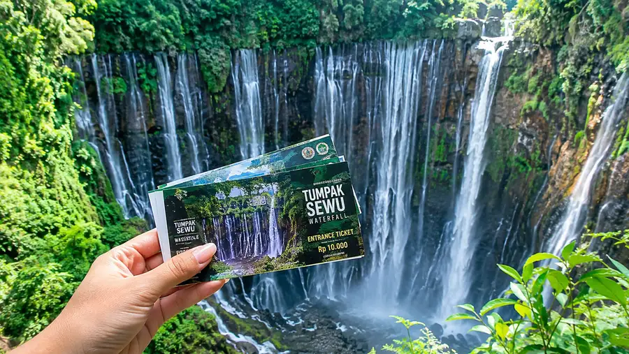 Eintrittspreise und Infos zum Tumpak Sewu Wasserfall