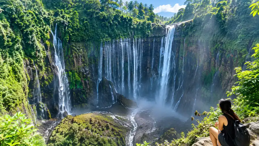 Tumpak Sewu Wasserfall Tourpakete